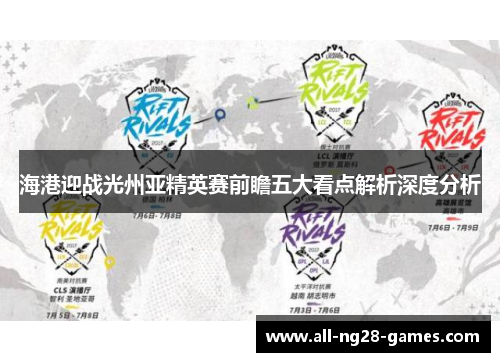 海港迎战光州亚精英赛前瞻五大看点解析深度分析